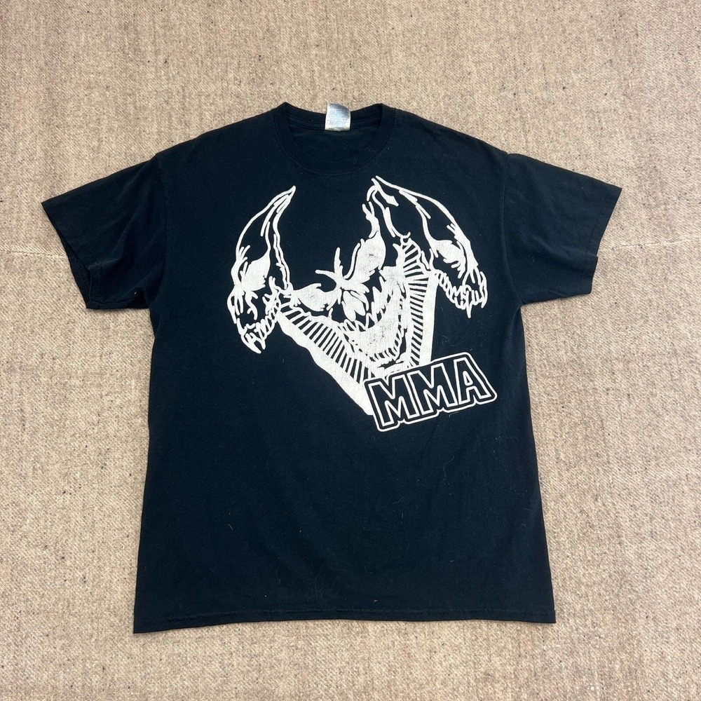 Vintage Adrenaline Fight Club Shirt Mensโ Medium Black 2000s Y2K MMA